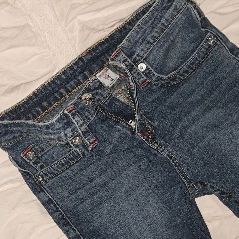 True Religion Vintage High Rise Blue Jeans
